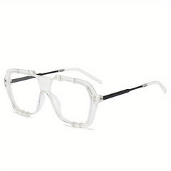 Y2K Aviator Sunglasses Unisex Futuristic Punk Style Outdoor Eyewear UV400