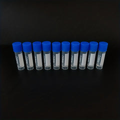 50pcs Plastic Graduated Cryovials Freezing Tubes with Screw Covers