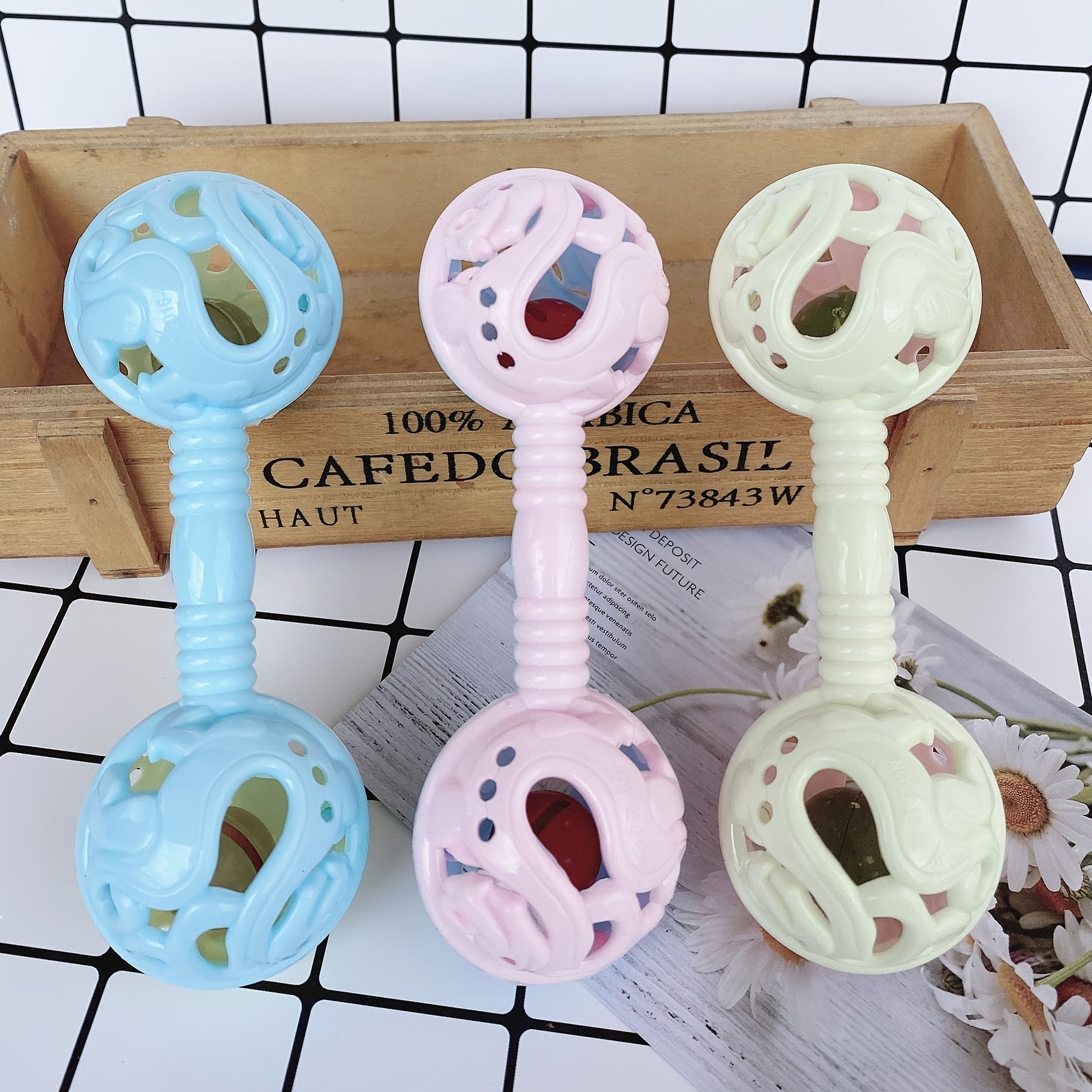 Baby Rattle Musical Instrument for Early Education and Enlightenment