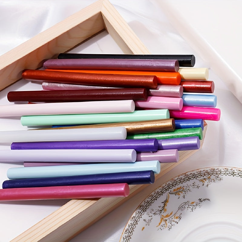 10pcs Small Fire Paint Wax Stick Hot Glue Sticks Craft Tool for DIY Hobby Sealin