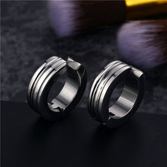 1PC Punk Titanium Steel Ear Clip Earrings