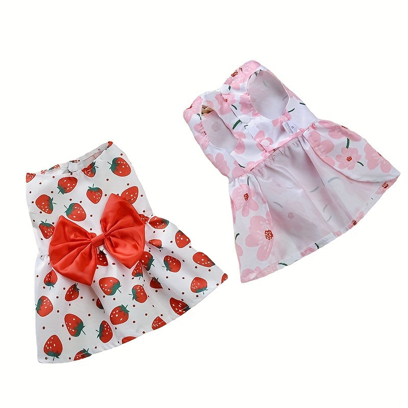 Summer Floral Skirt for Pets