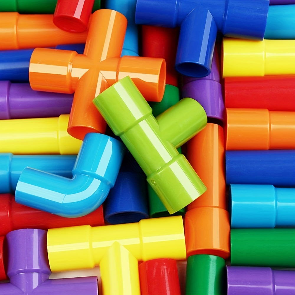 Montessori Building Blocks Water Pipe Creations Educational Toy Gift