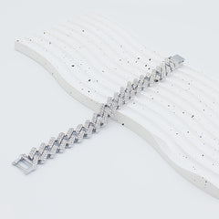 Cuban Link Rhinestone Chain Necklace