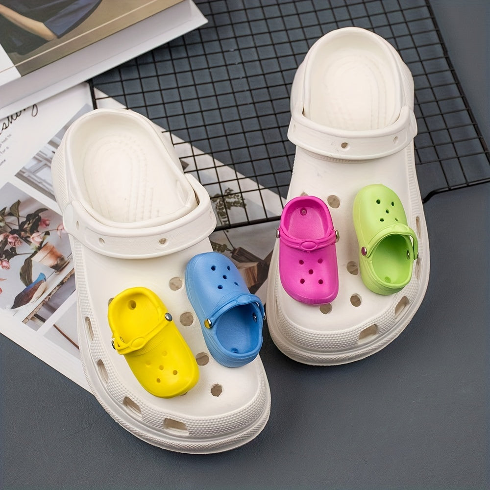 Simulation Mini Small Shoes Accessories Decorations Shoe Flowers 4pcs