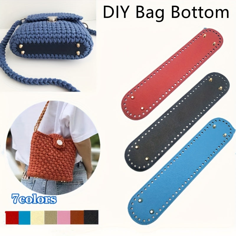 32 PU Bag Bottom Wear-resistant Durable Crochet Handbag Accessories