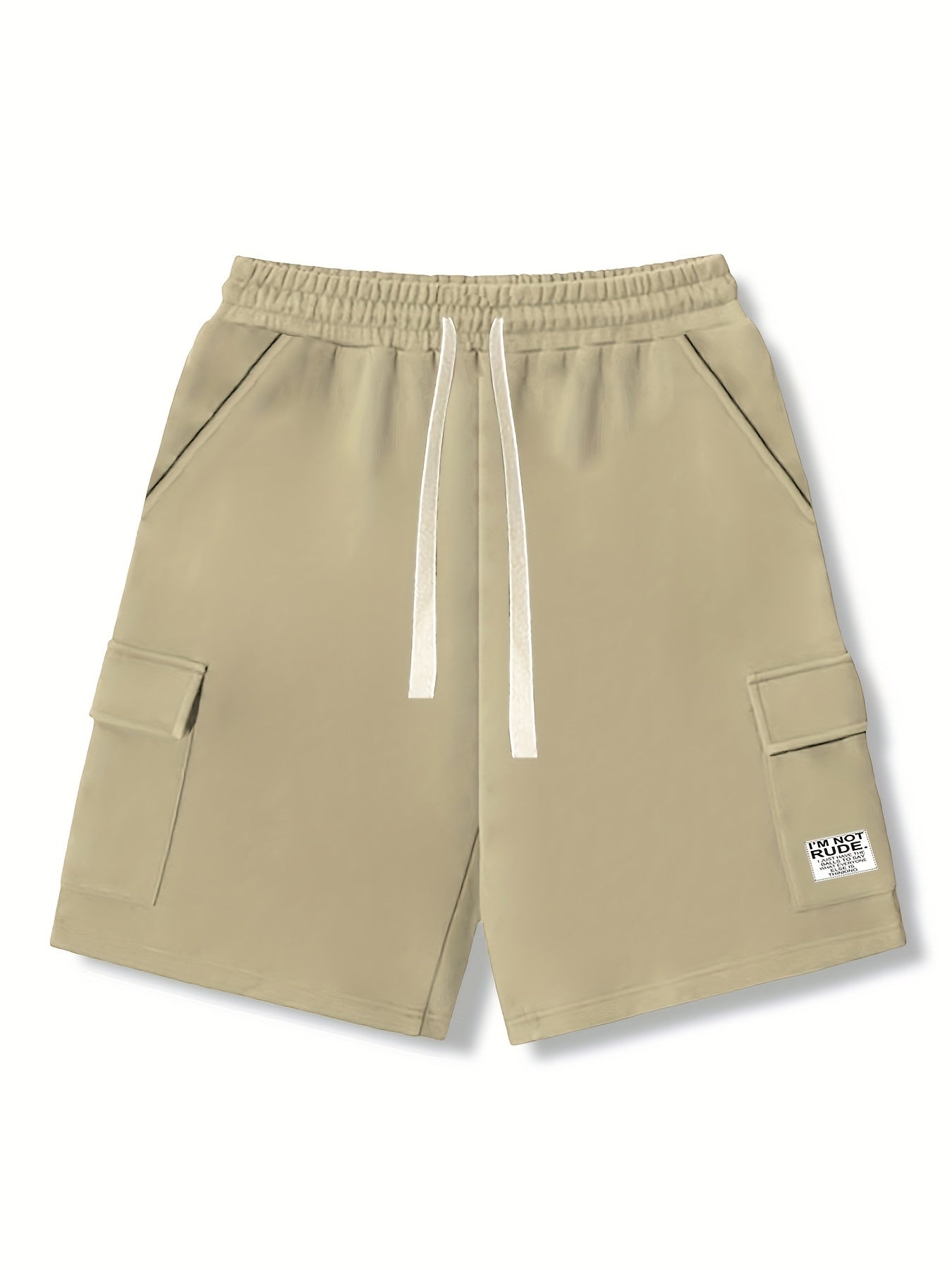 Men's Drawstring Cargo Shorts for Summer