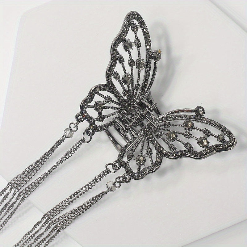 Butterfly Hair Claw Tassel Hair Accessories Women's Hair Clip