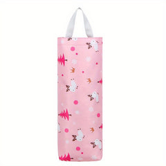 Plastic Bag Holder Wall Mount - Grocery Bag Storage Dispenser