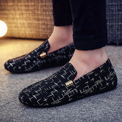 Men's Breathable Loafer Shoes Comfortable Non Slip Casual Shoes