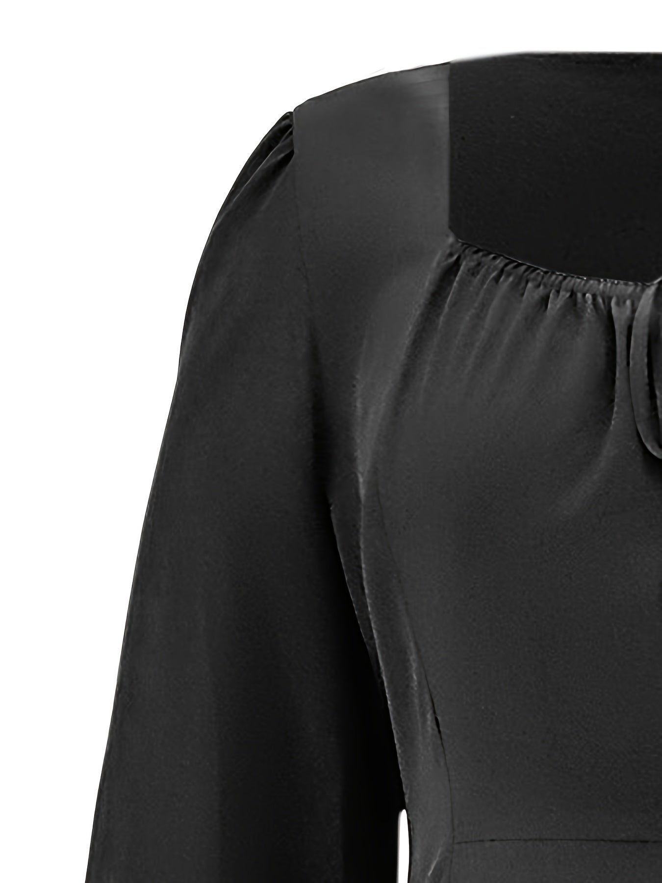  Long Sleeve Tie Front Maxi Dress