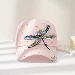 Dragonfly Patch Baseball Cap Y2K Dad Hats Hip Hop Sun Hats