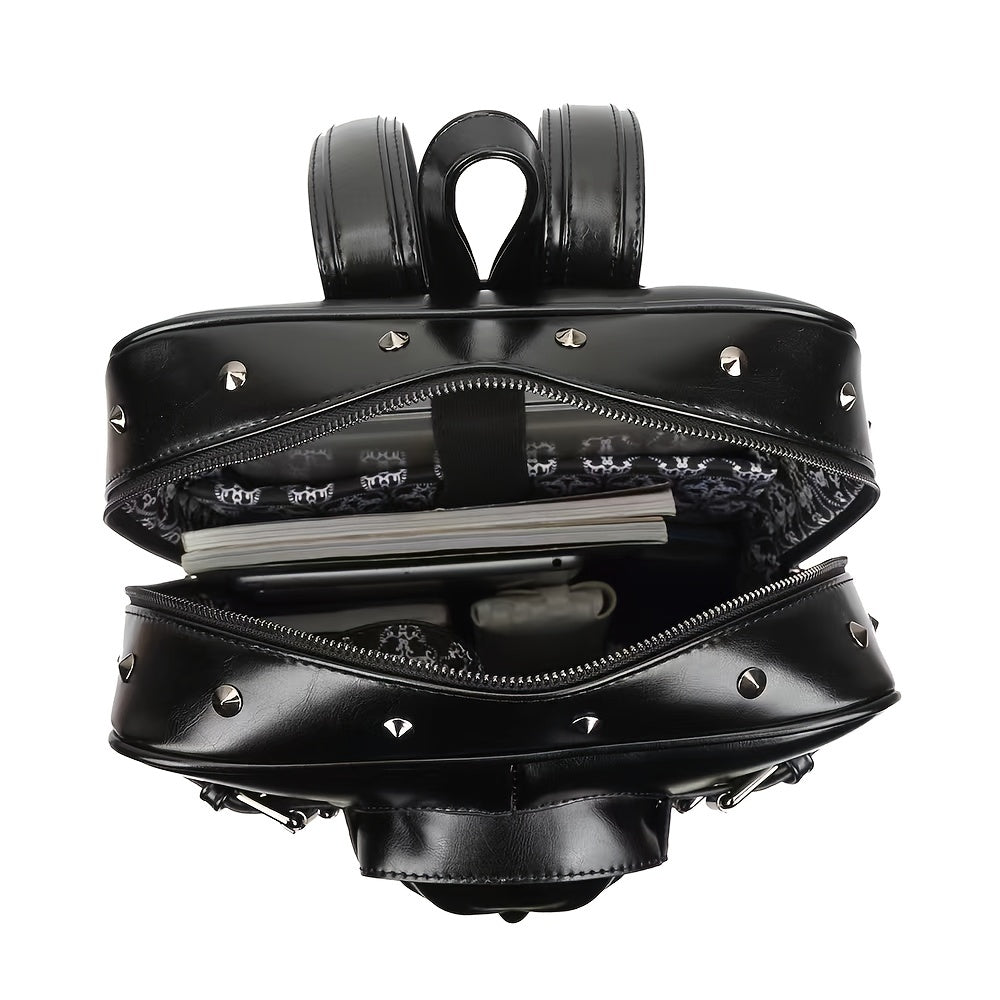 Gothic Skull Backpack Horror Large Capacity Travel Daypack