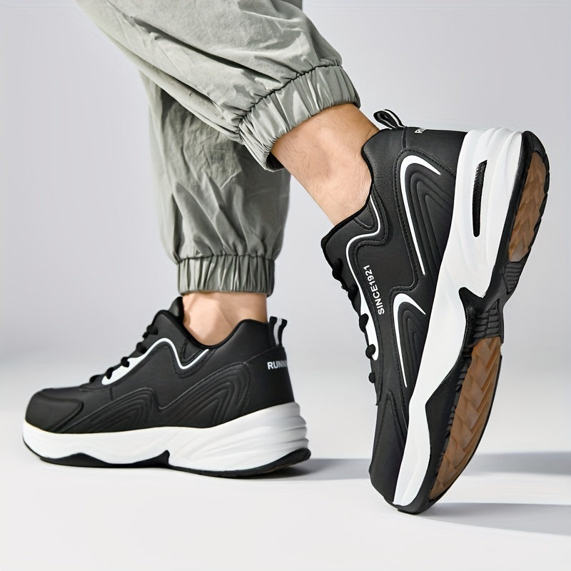 Men's Chunky Sneakers, Breathable & Wear Resistant for Travel