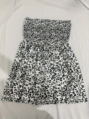 Leopard Print Tube Top Backless Top