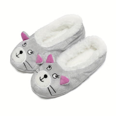 Cartoon Animal Plush Socks & Warm Low Cut Floor Socks