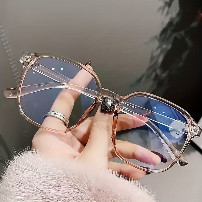 Oversize Frame Light Blocking Glasses for Women Unisex