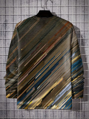 Men's Long Sleeve Novelty T-shirt for Autumn