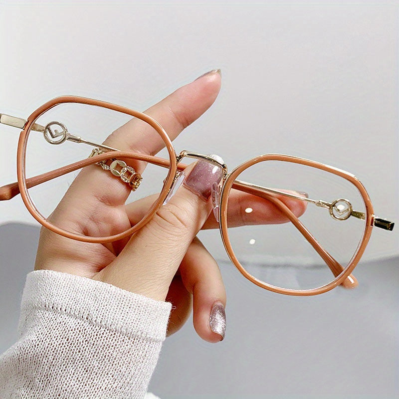 Light Blocking Glasses Clear Lens Anti Eyestrain Computer Glasses