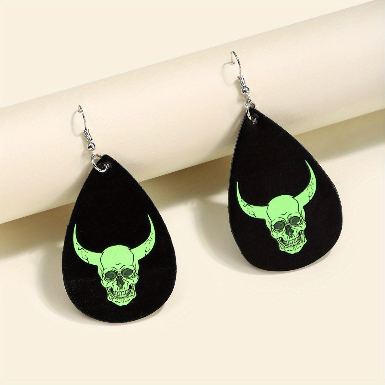 Retro Halloween Jewelry Luminous Dangle Earrings