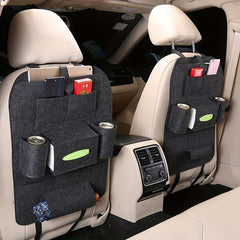 2pcs Car Back Seat Travel Storage Bag for Kids Toys Tissue Umbrella iPad