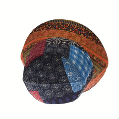 Boho Paisley Print Bucket Hat Lightweight Sunscreen Beach Hat