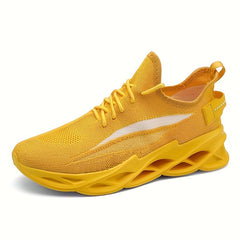 Breathable Lace Up Running Shoes Soft Comfortable Non slip Sneakers