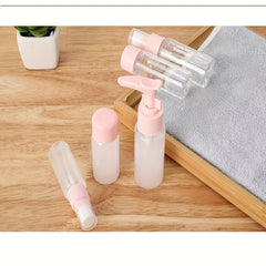 9pcs Travel Cosmetics Empty Bottle Set Spray Storage Accessories