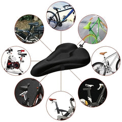 Gel Padded Bike Seat Cushion for Soft Exercise Riding