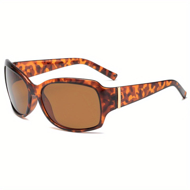 Large Polarized Sunglasses Oval Wrap Around Glasses UV400