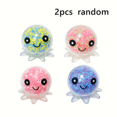 2pcs Octopus Shaped Fidget Balls Non Electric Toys for Party Games