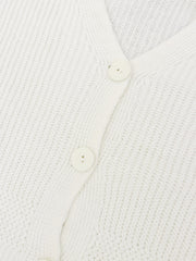  Casual Cardigan Button Up V Neck Long Sleeve