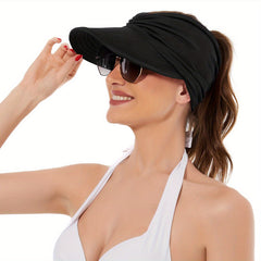 Women Sun Visor Hat UV Protection Beach Cap Packable Summer Hats