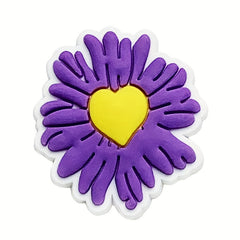 16pcs Pink Daisy Flower Shoe Charms Clogs Sandals Unisex Kids