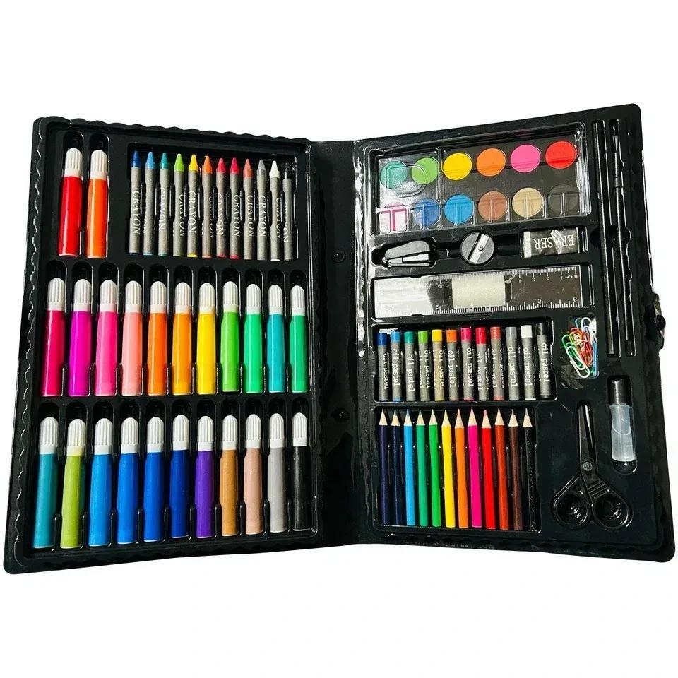 Kids Art Set with Pencils Crayons Paints