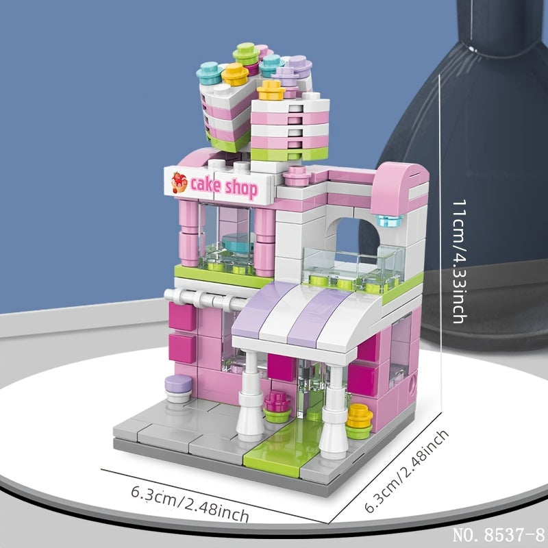 Mini Street View Building Blocks Set