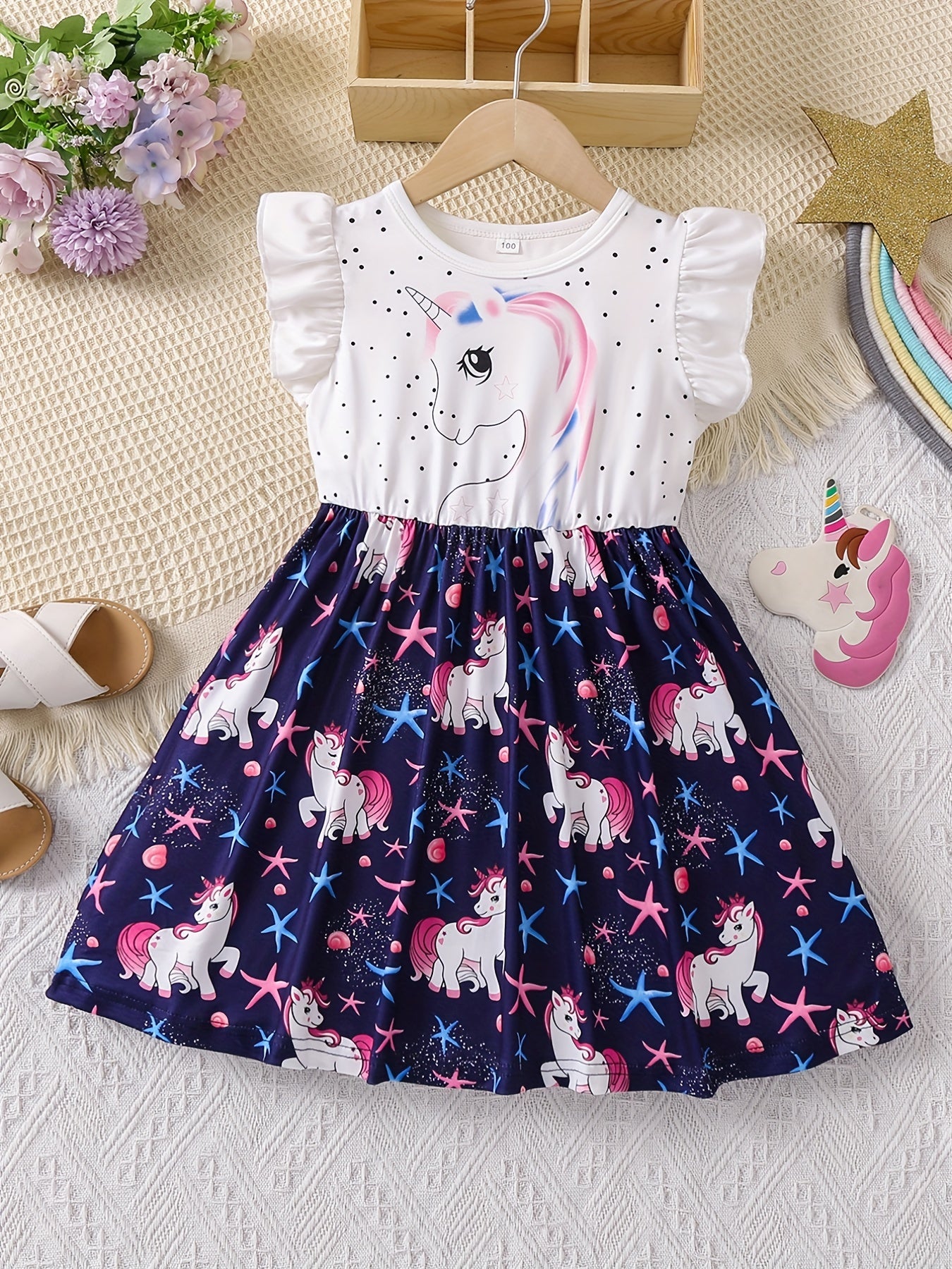 Unicorn Family Matching Outfits for Summer - Brother & Sister Set