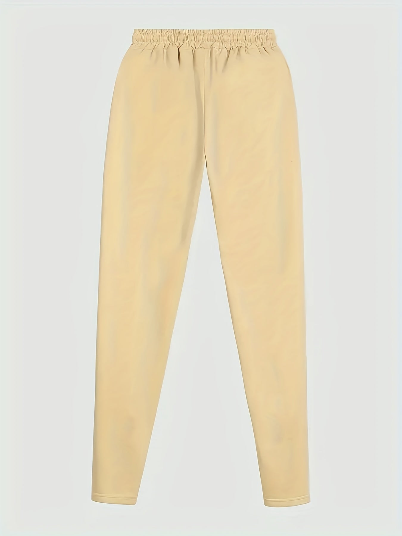 Cactus Pattern Slim Fit Flared Joggers Men's Casual Pants