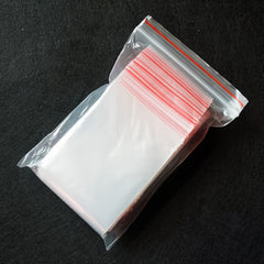 100 Pcs Clear Zipper Bags for Cloths Jewerly Tiny Items
