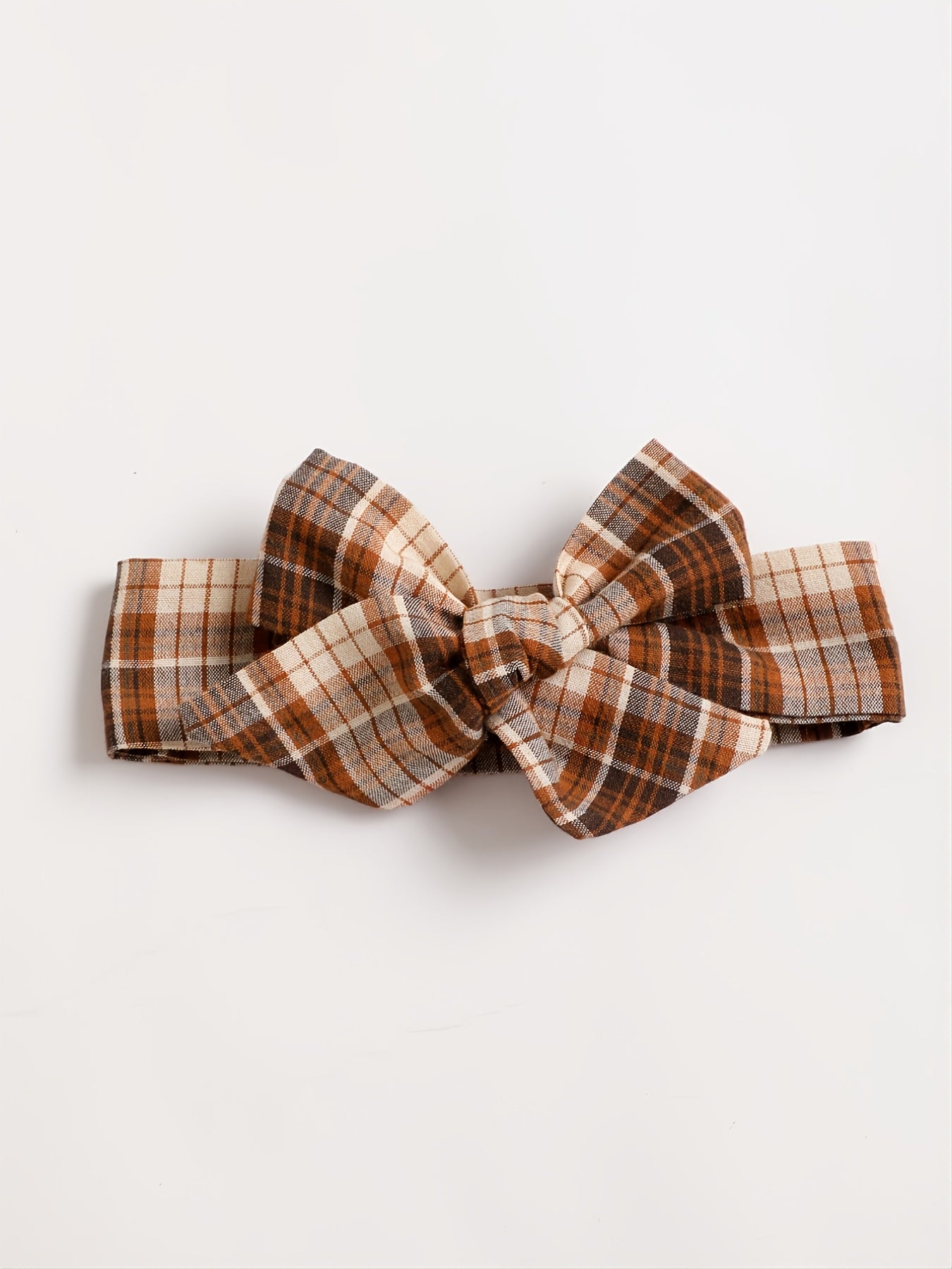 Plaid Bowknot Dress Set for Baby Girls