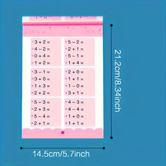 Math Exercise Book & Arithmetic Cards for Addition/Subtraction Within 10-100