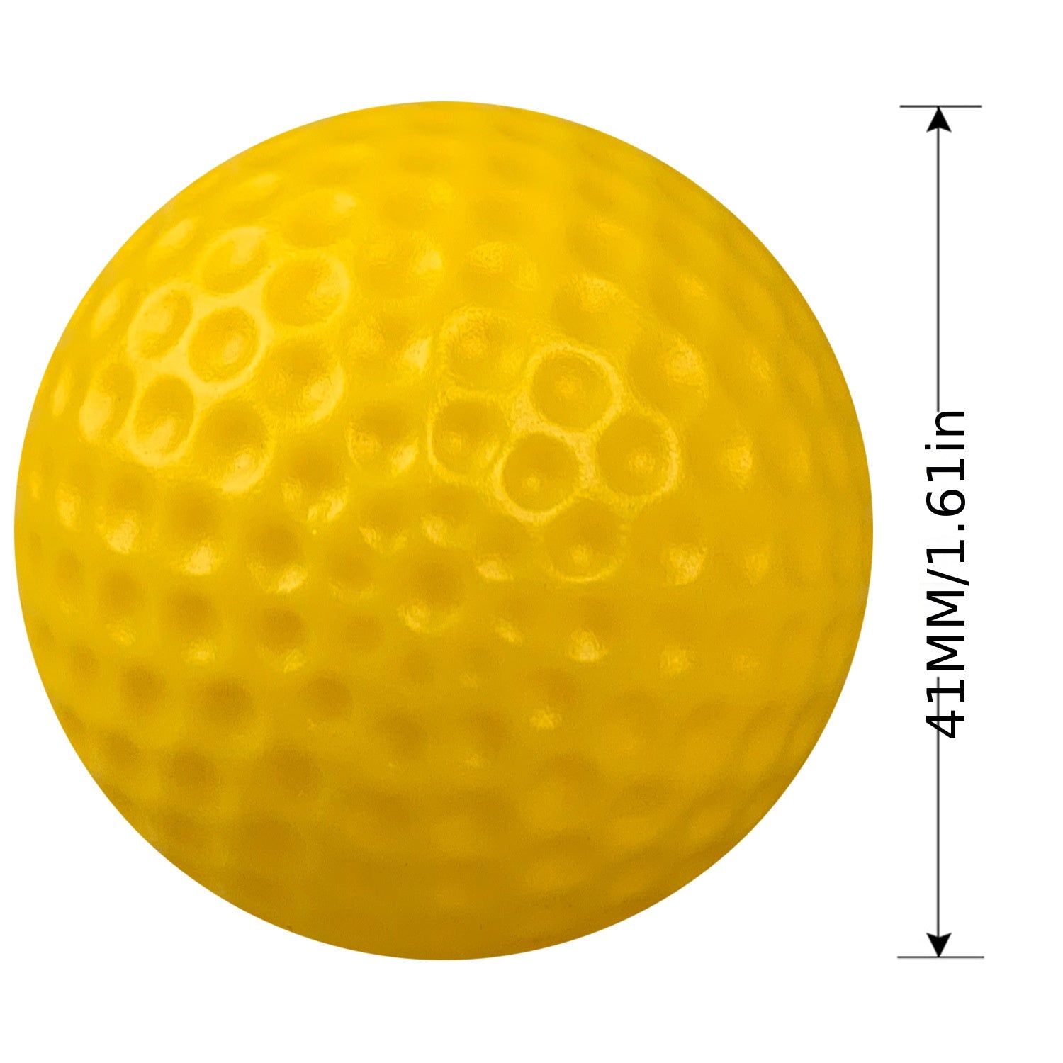 3pcs Practice Hallow Golf Balls 41mm for Golfer Gift Home Use
