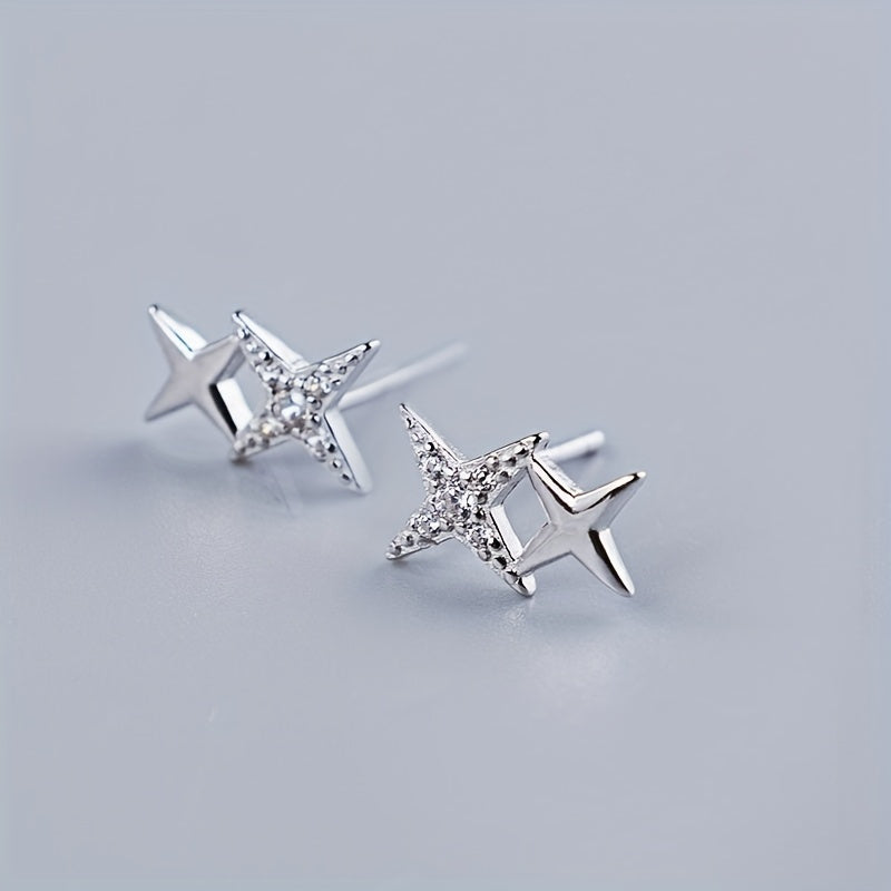 Light Star Stud Earrings Set