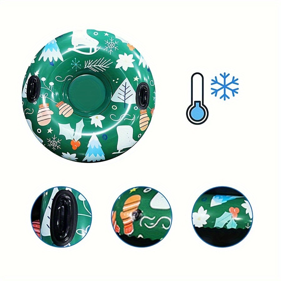 Inflatable Skiing Circle High Elasticity & Coldproof Cushion
