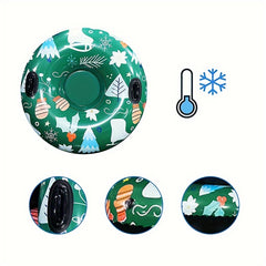 Inflatable Skiing Circle High Elasticity & Coldproof Cushion