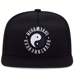 Tai Chi Yin Yang Baseball Cap Embroidery Hip Hop Unisex Snapback Hats