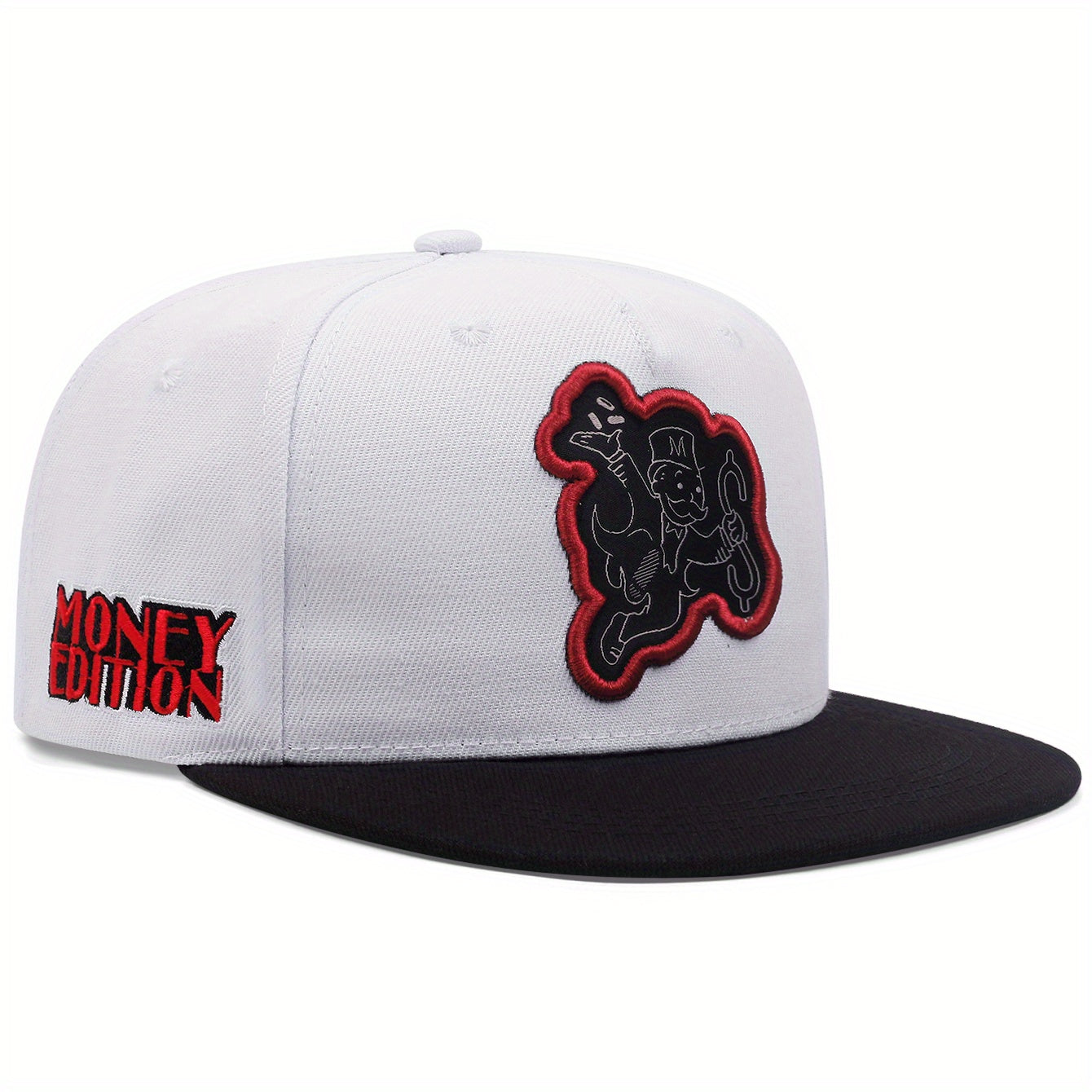 Unisex Sunshade Baseball Cap With PlayingCard Embroidery