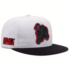 Unisex Sunshade Baseball Cap With PlayingCard Embroidery