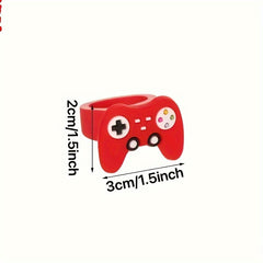 6pcs Cartoon Game Ring Soft Plastic Rings for Party Gathering
