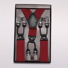 Men's Y Type Elastic Suspenders Adjustable Trousers Suspenders